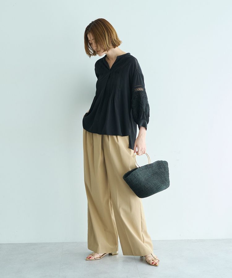 YECCA VECCA「【COTTO】リングハンドルバッグ」|ハンドバッグ|
