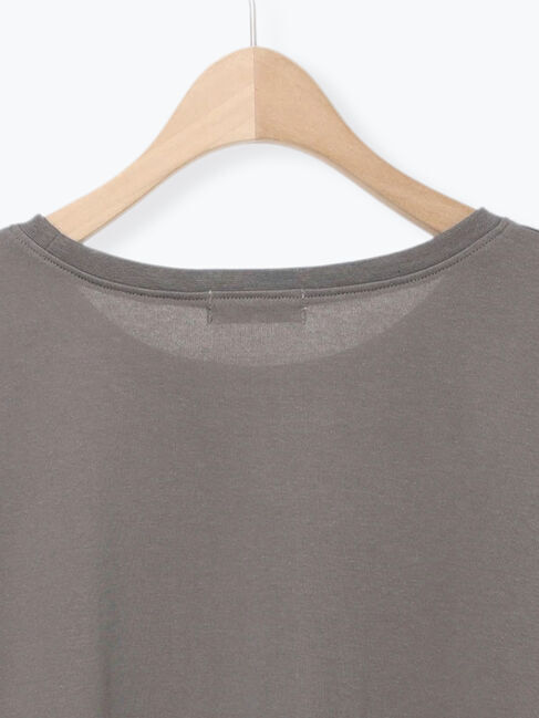 Samansa Mos2「◇【接触冷感】裾チュールチュニックTシャツ」|Tシャツ・カットソー|