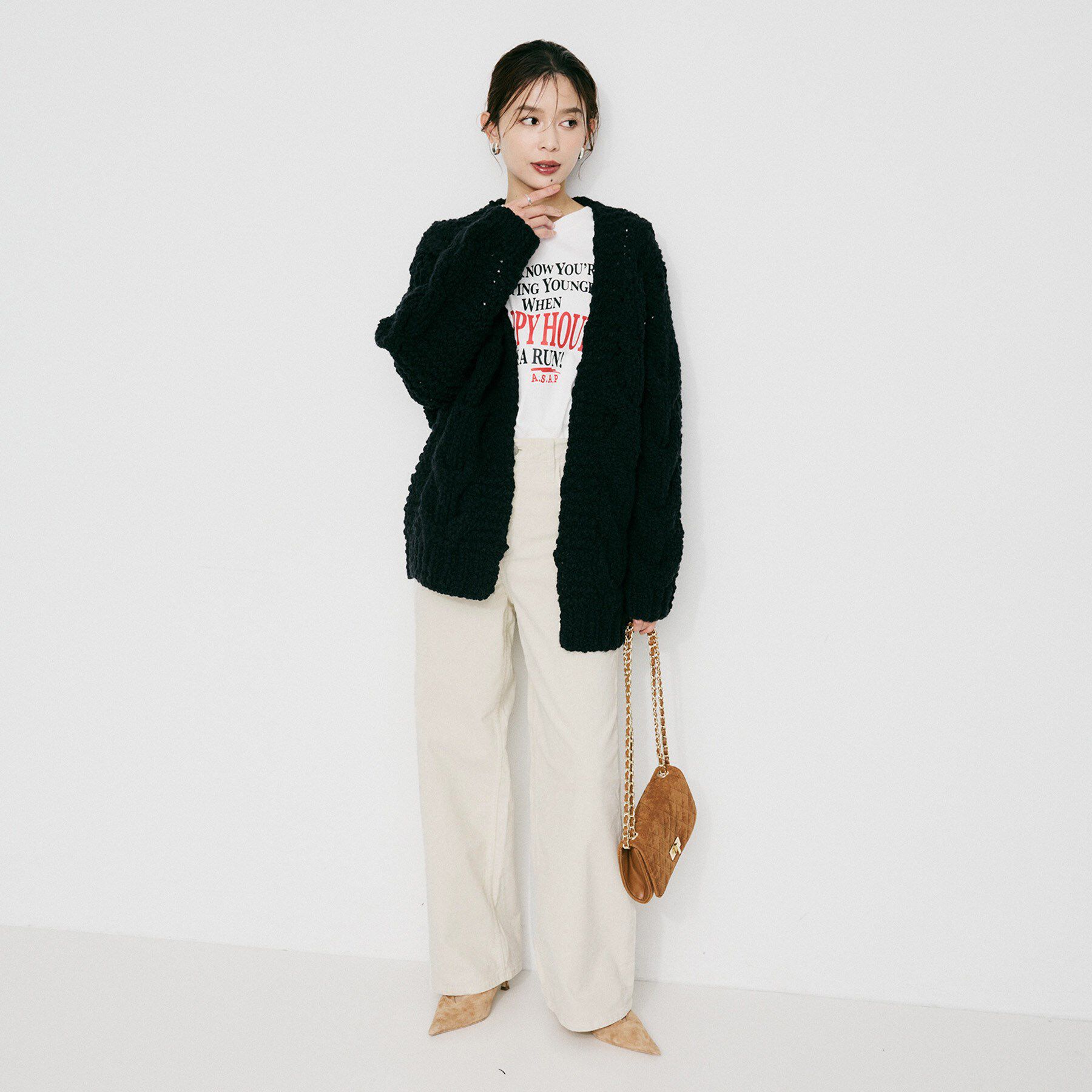 UNTITLED「【 Healthy DENIM 】Pink Pepper ワイドストレートコーディロイパンツ」|その他|