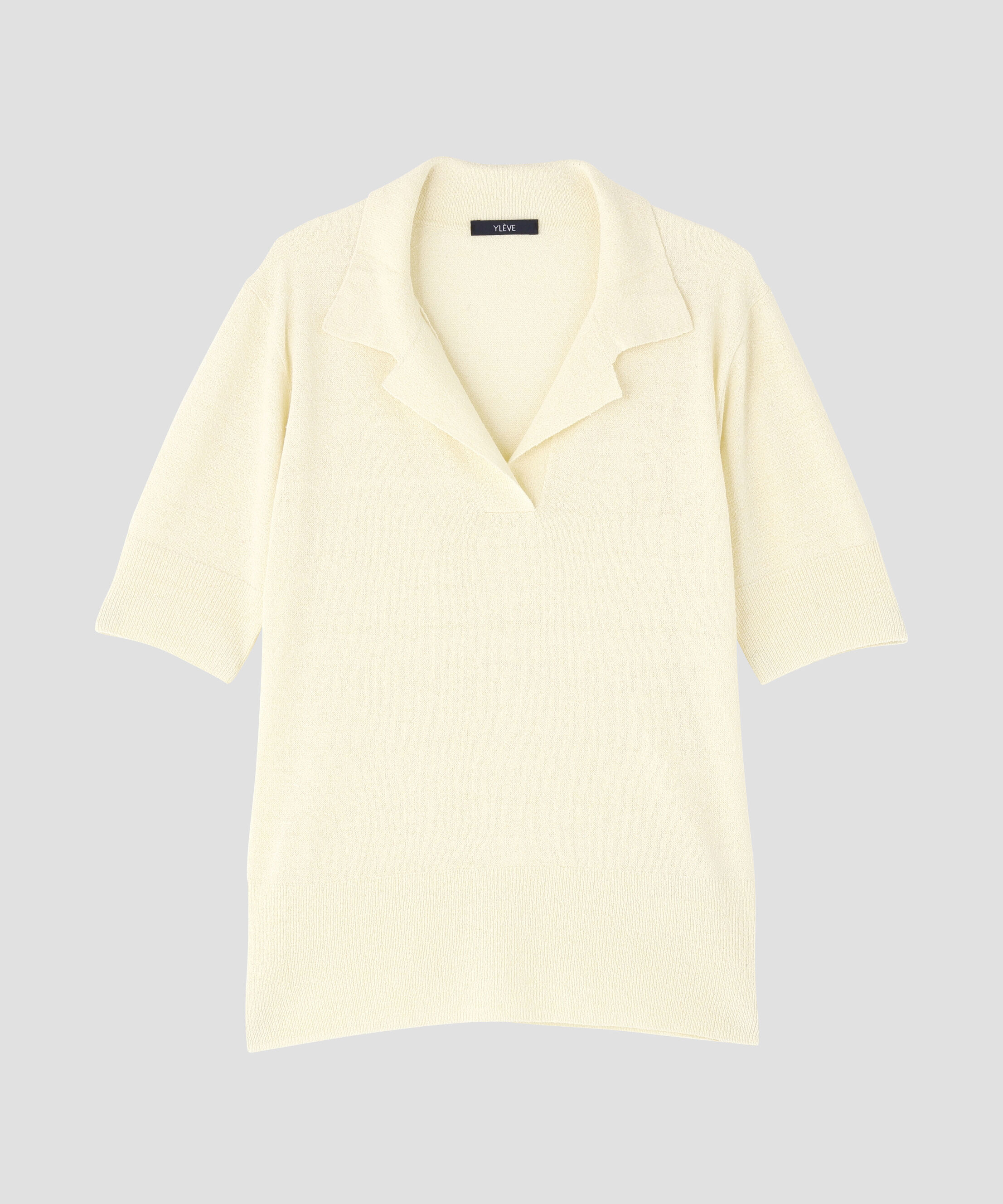 YLEVE 「YLEVE / SILK LINEN NEP POLO」|ニット・セーター|