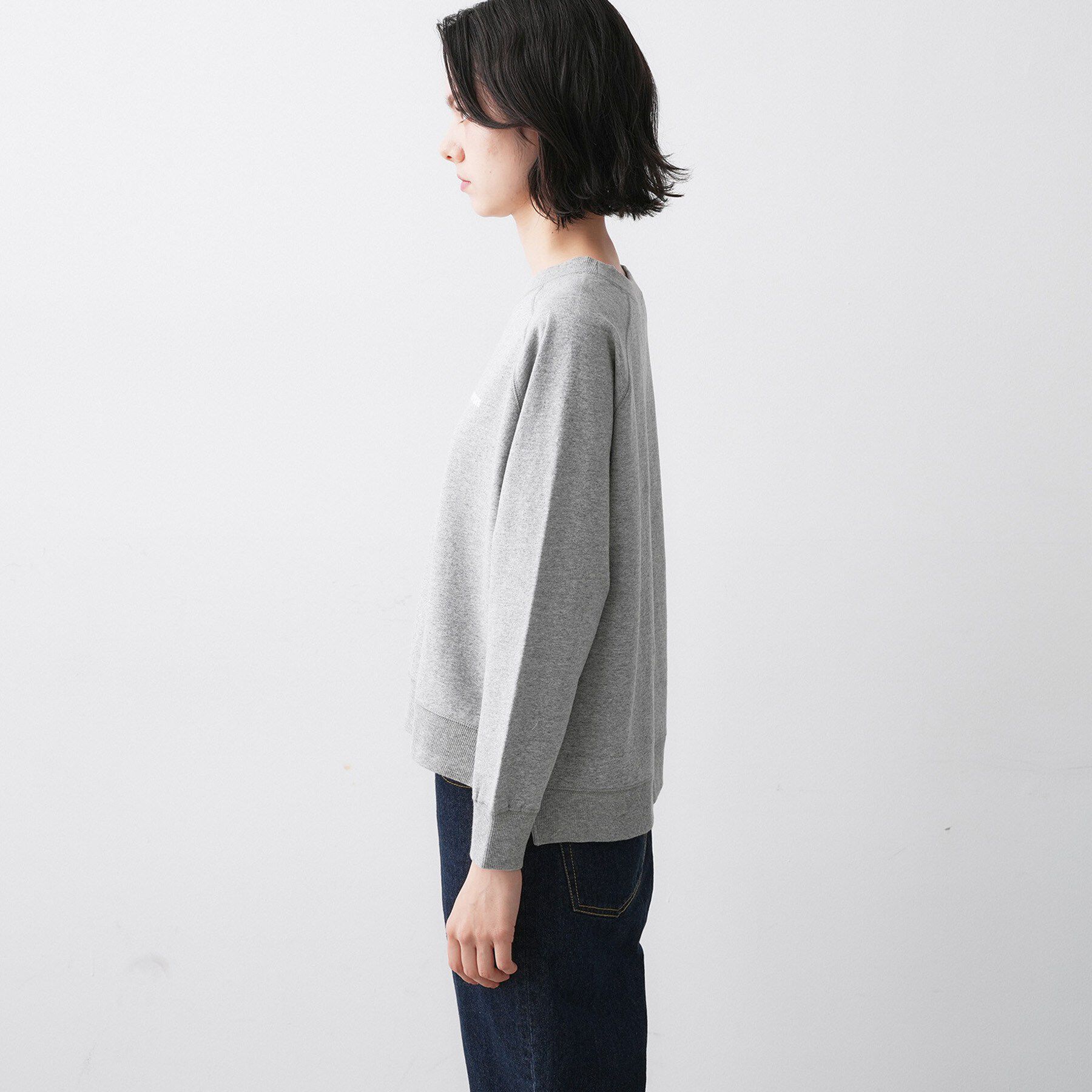 Dessin「【洗える】ラグラン切り替えミニロゴカットソー」|Tシャツ・カットソー|