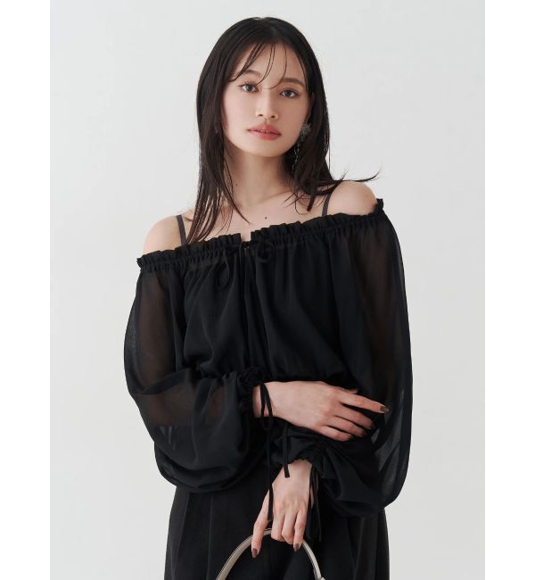MERCURYDUO「ボリュームスリーブドッキングロンパース」|その他|