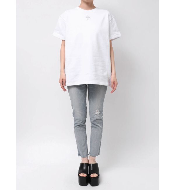 GYDA「sacred edge cross emboss BIG Tシャツ」|Tシャツ・カットソー|