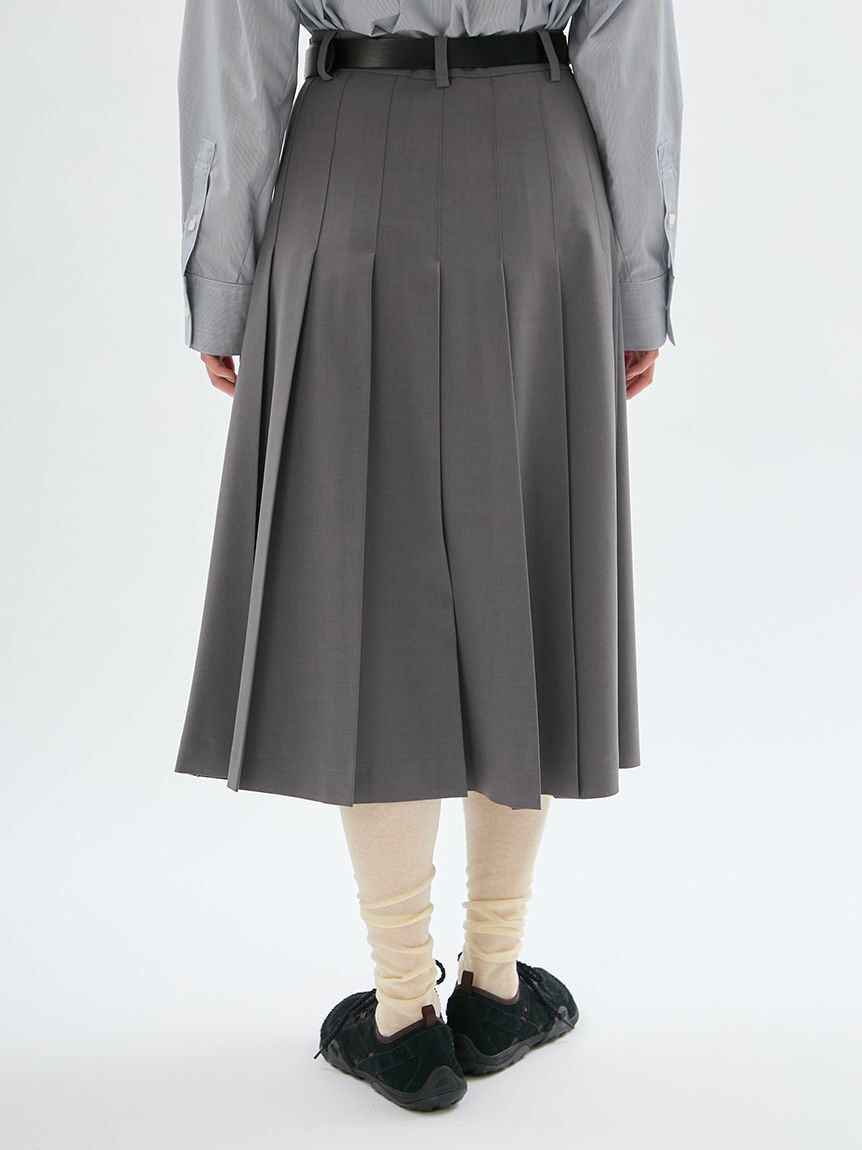 emmi atelier「ベルトセットプリーツスカート」|スカート|