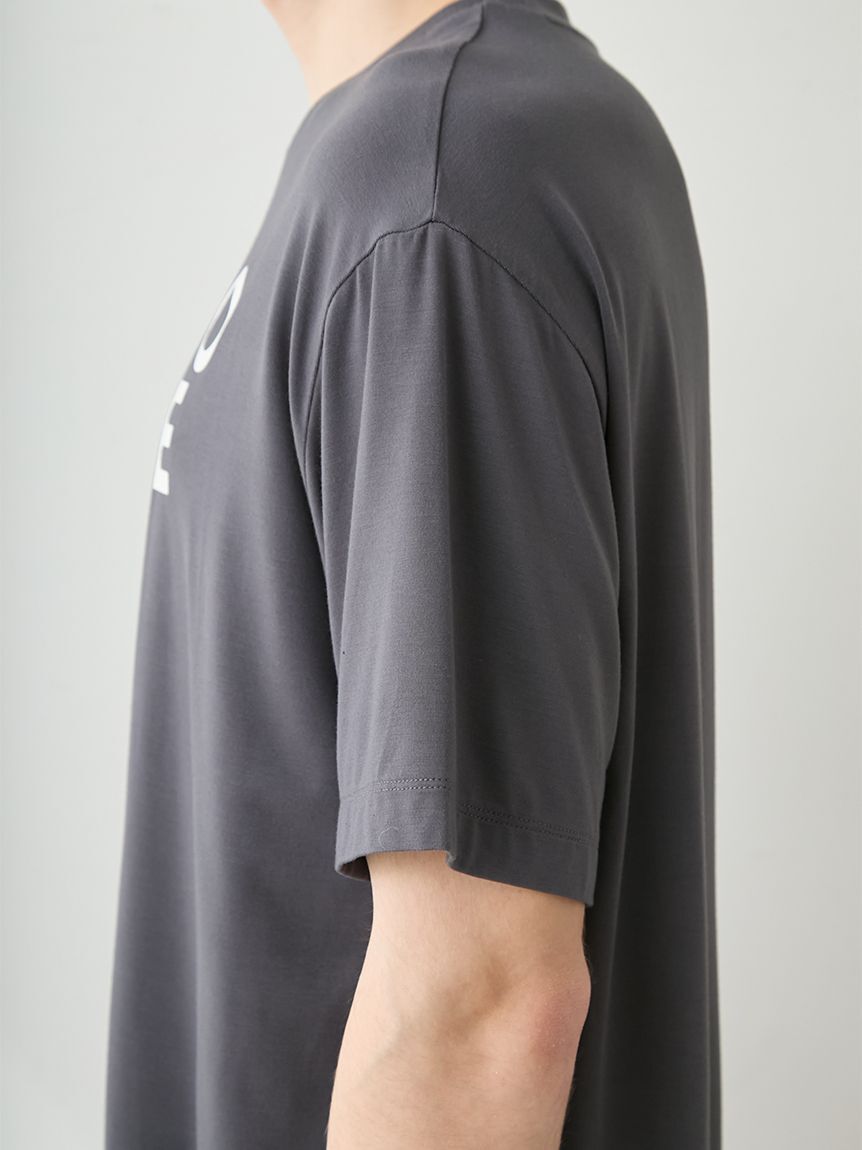 GELATO PIQUE HOMME「【ONLINE限定】【HOMME】【接触冷感】レーヨンジェラートベアプリントTシャツ&ハーフパンツセット」|ルームウェア|