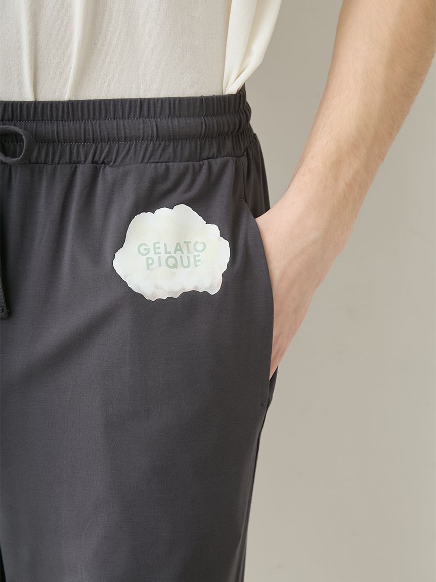 GELATO PIQUE HOMME「【ONLINE限定】【HOMME】【接触冷感】レーヨンジェラートベアプリントTシャツ&ハーフパンツセット」|ルームウェア|