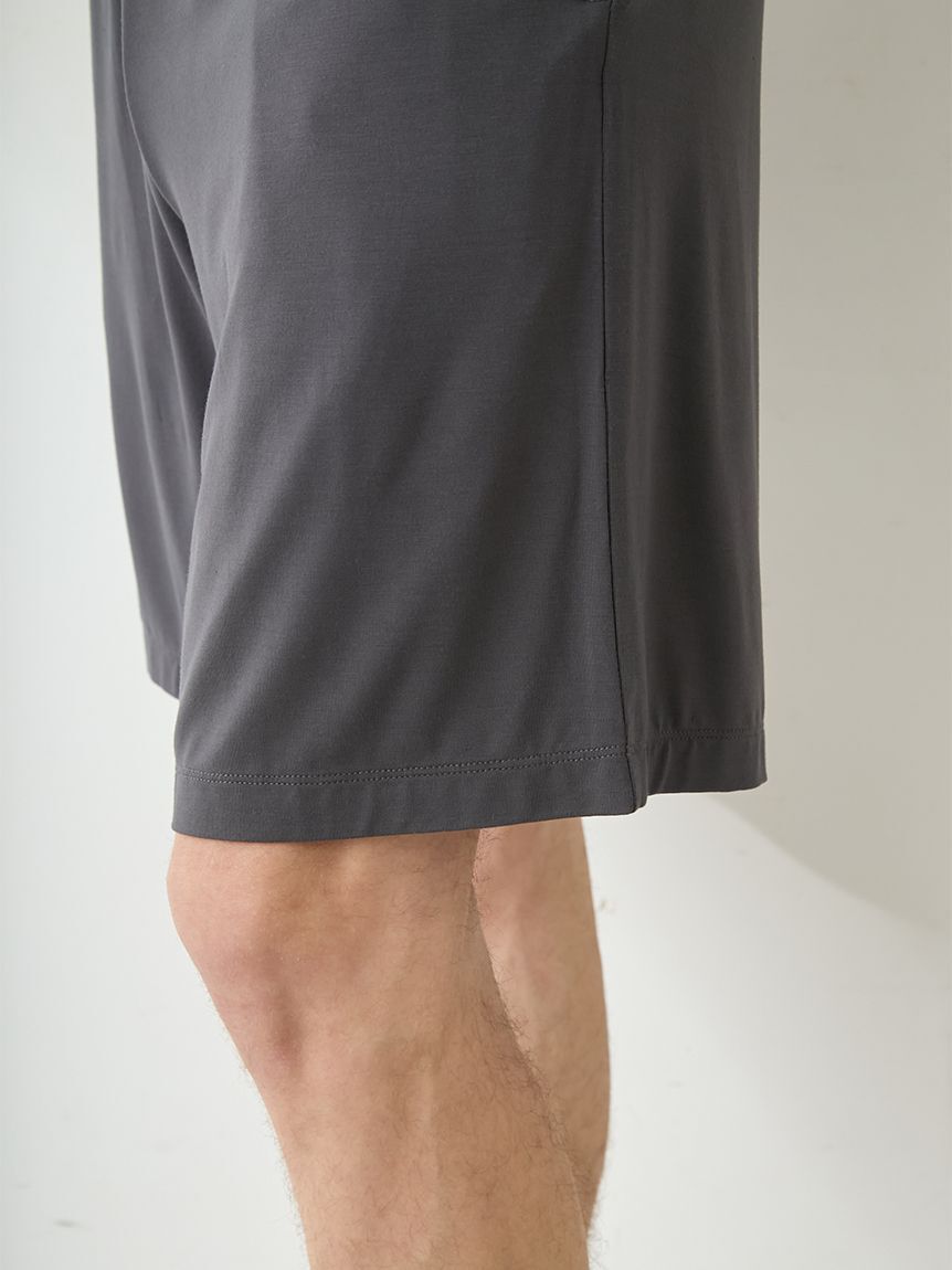 GELATO PIQUE HOMME「【ONLINE限定】【HOMME】【接触冷感】レーヨンジェラートベアプリントTシャツ&ハーフパンツセット」|ルームウェア|