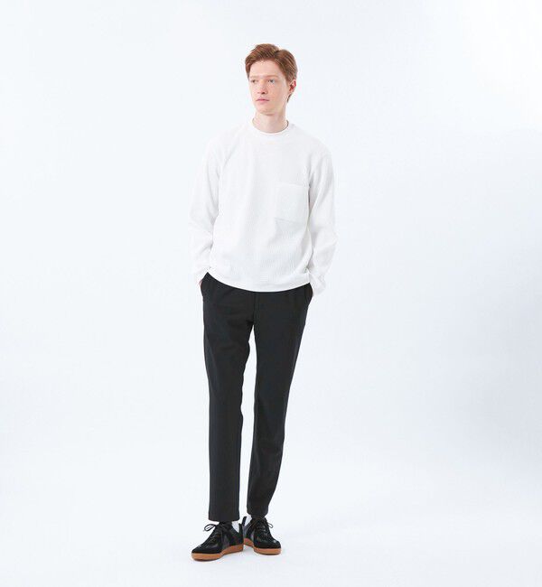 MACKINTOSH PHILOSOPHY「ブリテック クルーネックロンT テクノワッフル」|Tシャツ・カットソー|