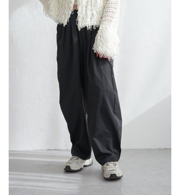 VENCE share style「タックコクーンパンツ」|デニム|