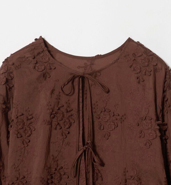 BEAUTY&YOUTH UNITED ARROWS「セルロースナイロン エンブロイダリーシャツ 2WAY」|シャツ・ブラウス|