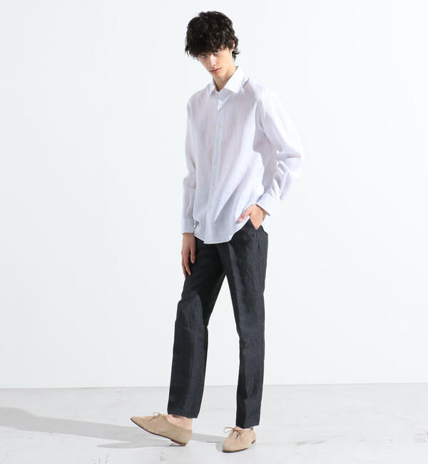 TOMORROWLAND MENS「サハラ セミワイドカラーシャツ ALBINI」|シャツ・ブラウス|