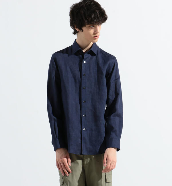 TOMORROWLAND MENS「サハラ セミワイドカラーシャツ ALBINI」|シャツ・ブラウス|
