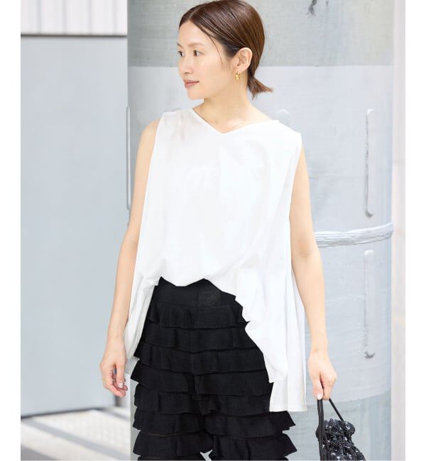 IENA「オーガニックコットン テントラインプルオーバー」|Tシャツ・カットソー|