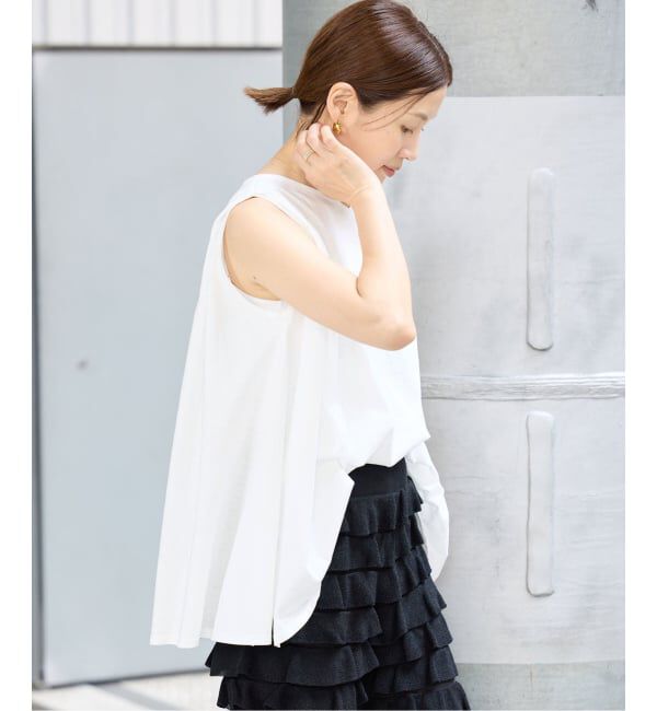 IENA「オーガニックコットン テントラインプルオーバー」|Tシャツ・カットソー|