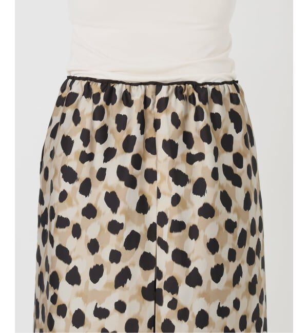 VERMEIL par iena「《予約》Leopard Panel スカート」|スカート|