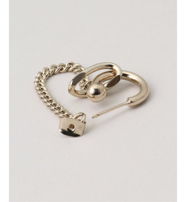 Oriens JOURNAL STANDARD「【JUSTINE CLENQUET/ジャスティーヌ クランケ】TIKO GOLD EARRINGS：ピアス（両耳）」|ピアス|