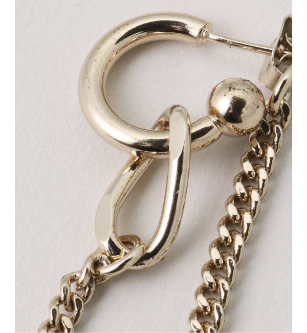 Oriens JOURNAL STANDARD「【JUSTINE CLENQUET/ジャスティーヌ クランケ】TIKO GOLD EARRINGS：ピアス（両耳）」|ピアス|