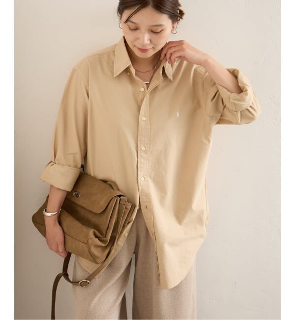 JOURNAL STANDARD「【POLO RALPH LAUREN / ポロ ラルフ ローレン】 CUBDPPCS-LONG SLEEVE-S」|シャツ・ブラウス|ベージュ