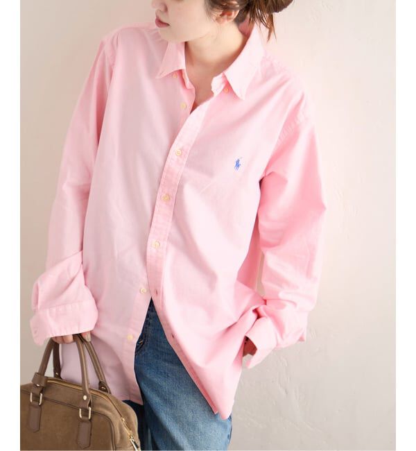 JOURNAL STANDARD「【POLO RALPH LAUREN / ポロ ラルフ ローレン】 CUBDPPCS-LONG SLEEVE-S」|シャツ・ブラウス|ピンク
