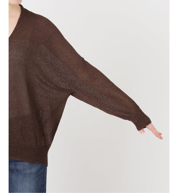 Spick and Span「ペーパーヤーンコクーンシルエットプルオーバー」|ニット・セーター|