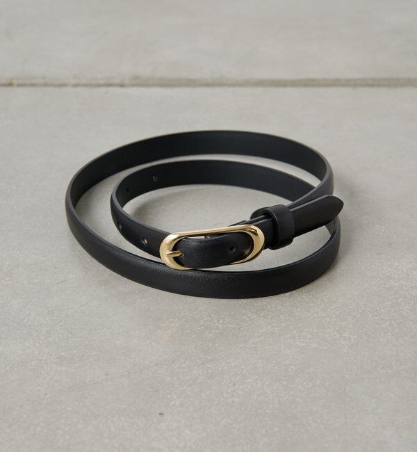 フェザーモチーフ ベルトバックル BRIDLE(ブライドル) ベルト(フェザー) LL｜ブライドルレザー｜最高級の