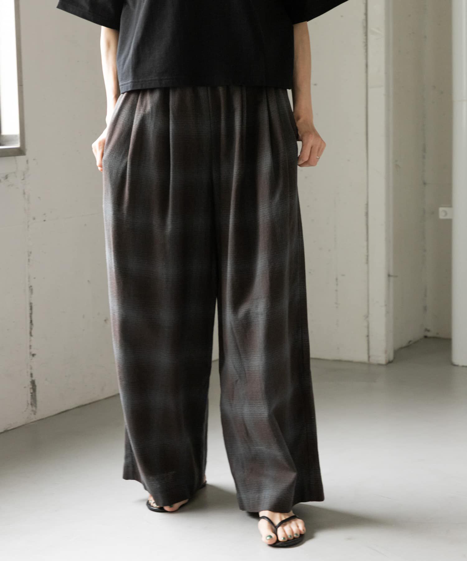 URBAN RESEARCH DOORS「FORK&SPOON　オンブレチェックパンツ」|その他|
