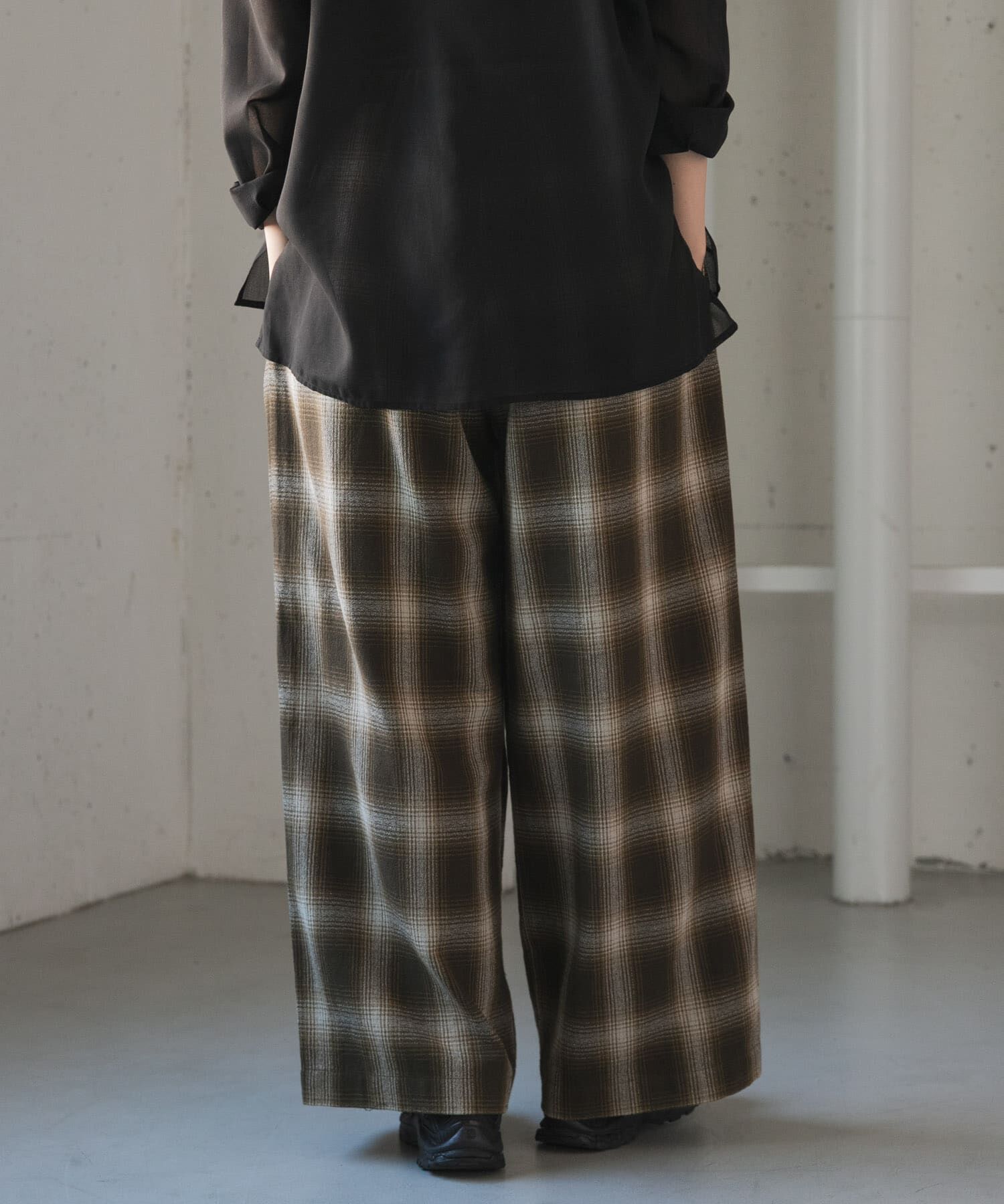 URBAN RESEARCH DOORS「FORK&SPOON　オンブレチェックパンツ」|その他|