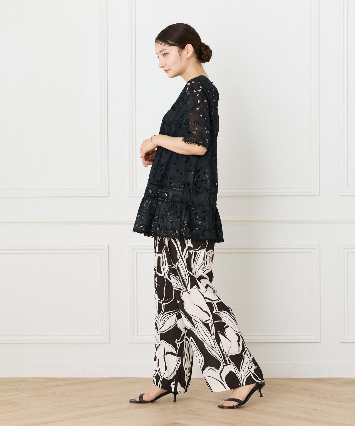 la veille by SUPERIOR CLOSET「刺繍チュニックブラウス」|シャツ・ブラウス|