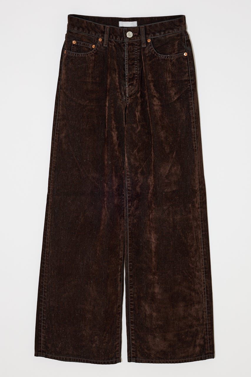 MOUSSY「MIDRISE CORDUROY バギー」|デニム|