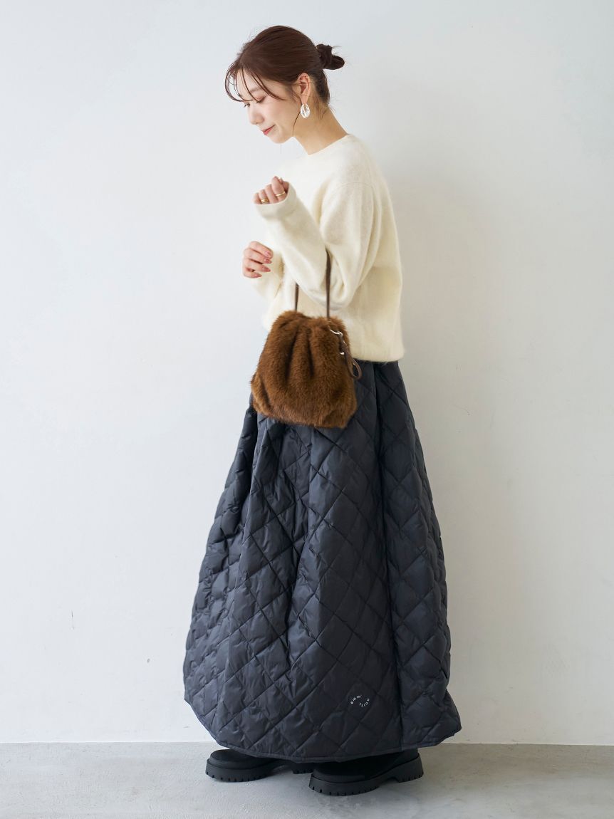 emmi atelier「ecoニットブーツ」|ショートブーツ|
