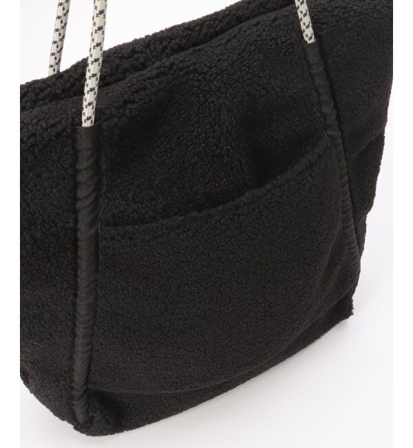 ikka「ボア刺繍BIGロープトートバッグ」|その他|