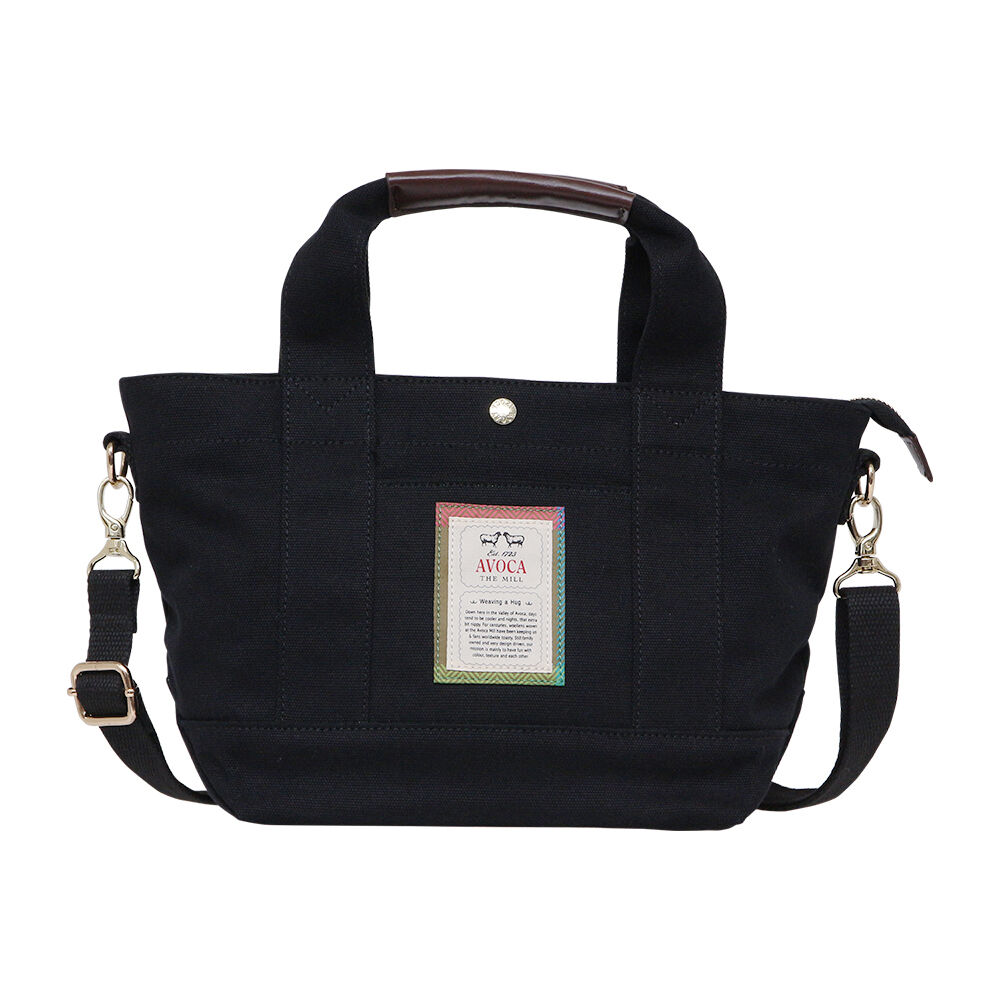 BACKYARD FAMILY「AVOCA アヴォカ トートバッグ ACT-002 通販 キャンバス トート ショルダーバッグ」|トートバッグ|ブラック1