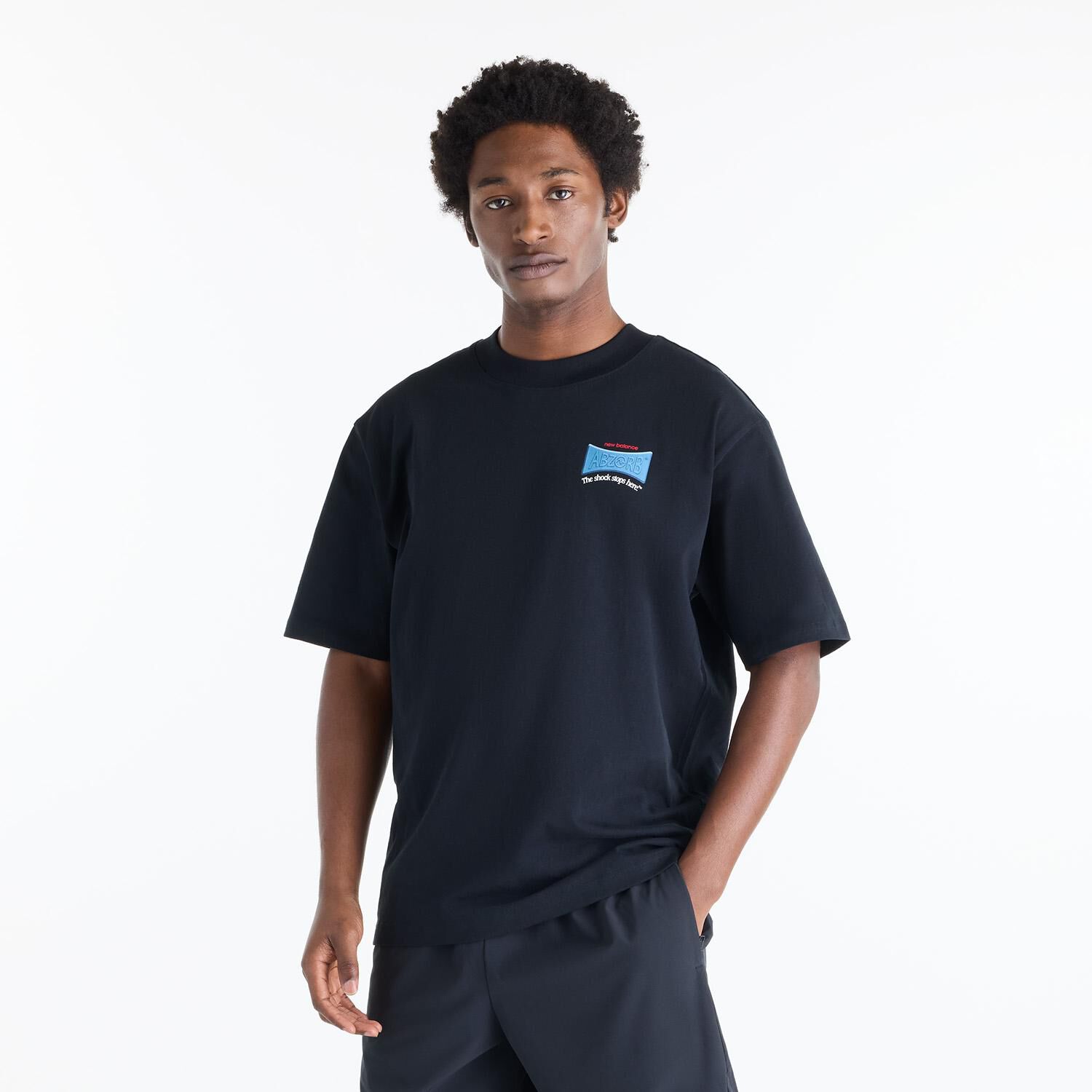 NEW BALANCE 「【NEW BALANCEｳｪｱ】M Archive Abzorb Tｼｬﾂ」|Tシャツ・カットソー|ブラック