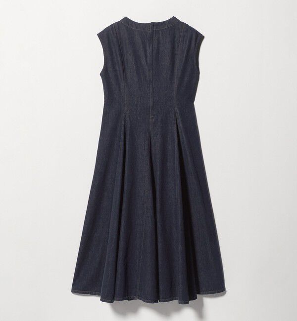 UNITED ARROWS「ステッチ Vネック デニムワンピース」|ワンピース|