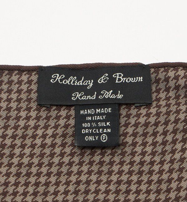 UNITED ARROWS「＜Holliday＆Brown＞コモン プリント チーフ」|ハンカチ|