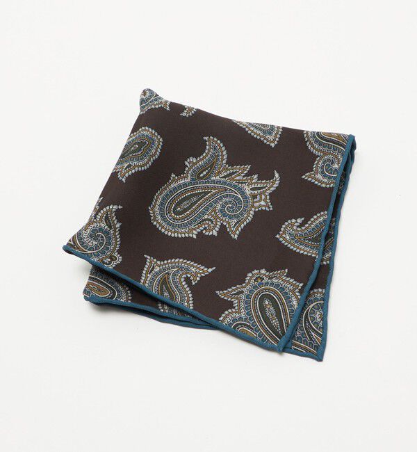 UNITED ARROWS「＜Holliday＆Brown＞ドット プリント チーフ」|ハンカチ|