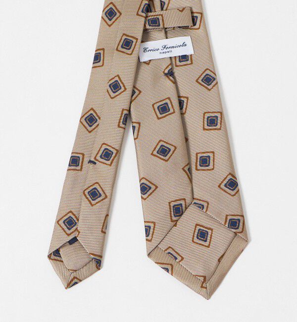 UNITED ARROWS「＜ERRICO FORMICOLA＞スクエア プリント ネクタイ」|ネクタイ・蝶ネクタイ|