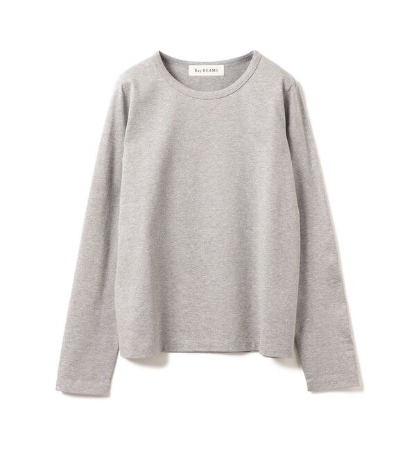 Ray BEAMS 「天竺 クルーネック Tシャツ」|Tシャツ・カットソー|GREY