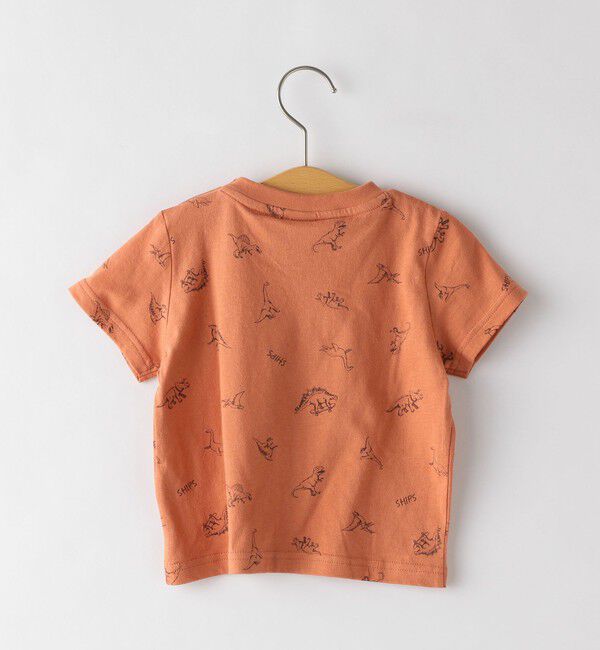 SHIPS KIDS「SHIPS KIDS:恐竜 プリント 半袖 TEE(80～90cm)」|Tシャツ・カットソー|