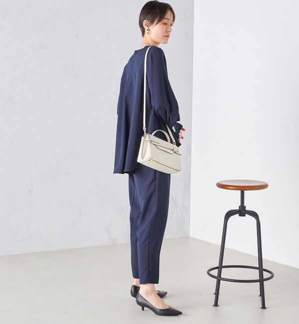 SHIPS for women「〈手洗い可能〉キャンディ スリーブ ブラウス &times; パンツ セットアップ」|シャツ・ブラウス|