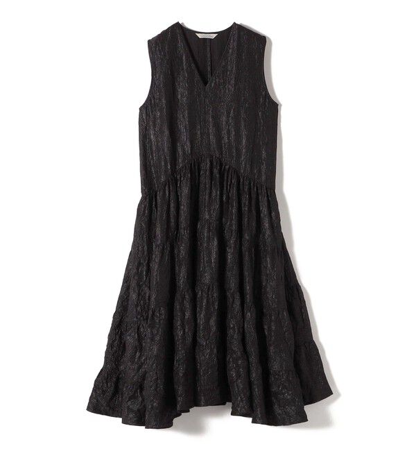 SHIPS for women「TORRAZZO DONNA:〈手洗い可能〉ティアード ノースリーブ ワンピース」|ワンピース|