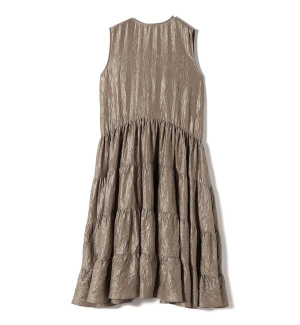 SHIPS for women「TORRAZZO DONNA:〈手洗い可能〉ティアード ノースリーブ ワンピース」|ワンピース|