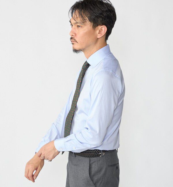 SHIPS「SHIPS: THOMAS MASON ピンポイント オックス ワイドカラー シャツ」|シャツ・ブラウス|