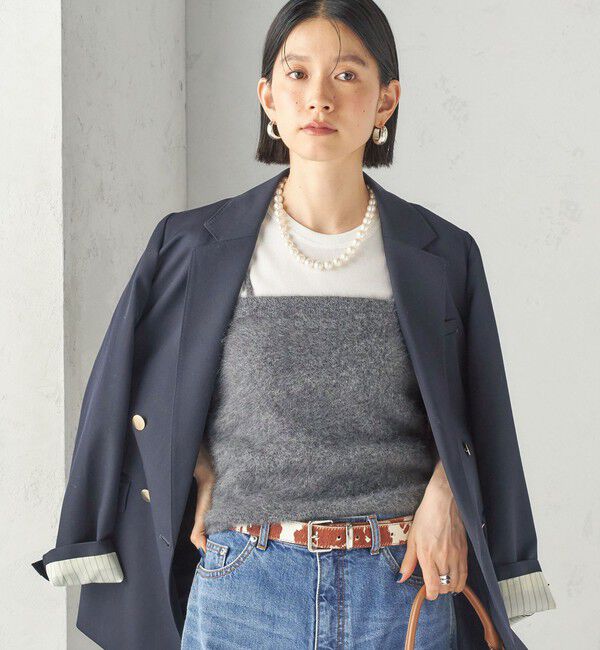 SHIPS for women「《予約》30mm ハラコ ベルト」|ベルト|
