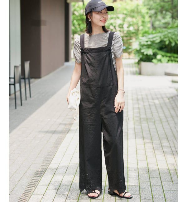 IENA LA BOUCLE 撥水ナイロンタフタオーバーオール（IENA LA BOUCLE