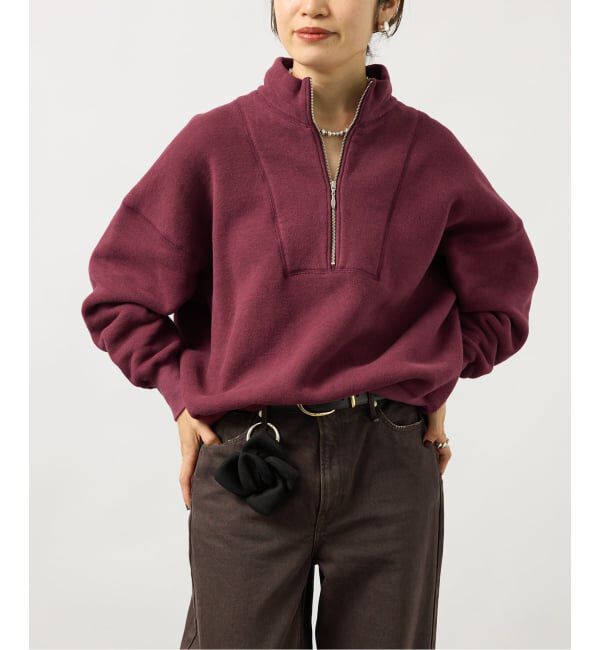 VERMEIL par iena「《予約》TICCA ティッカ ダウニー裏毛ZIPプルオーバー 263426291」|Tシャツ・カットソー|