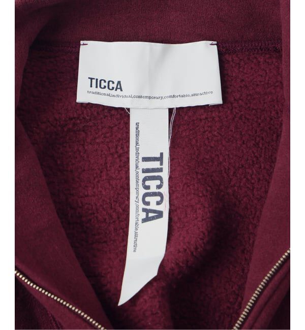 VERMEIL par iena「《予約》TICCA ティッカ ダウニー裏毛ZIPプルオーバー 263426291」|Tシャツ・カットソー|
