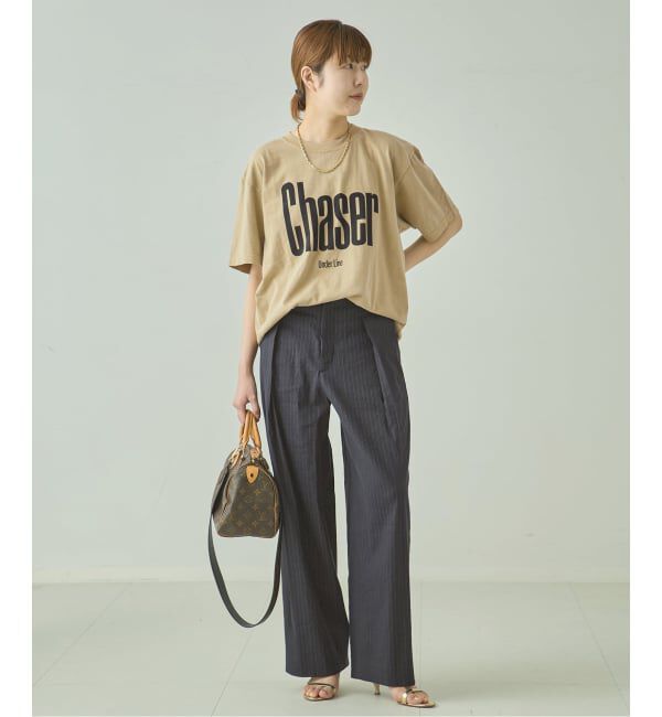 journal standard L'essage「【Chaser~】ピグメントTシャツ」|Tシャツ・カットソー|