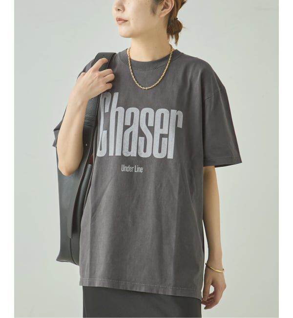 journal standard L'essage「【Chaser~】ピグメントTシャツ」|Tシャツ・カットソー|