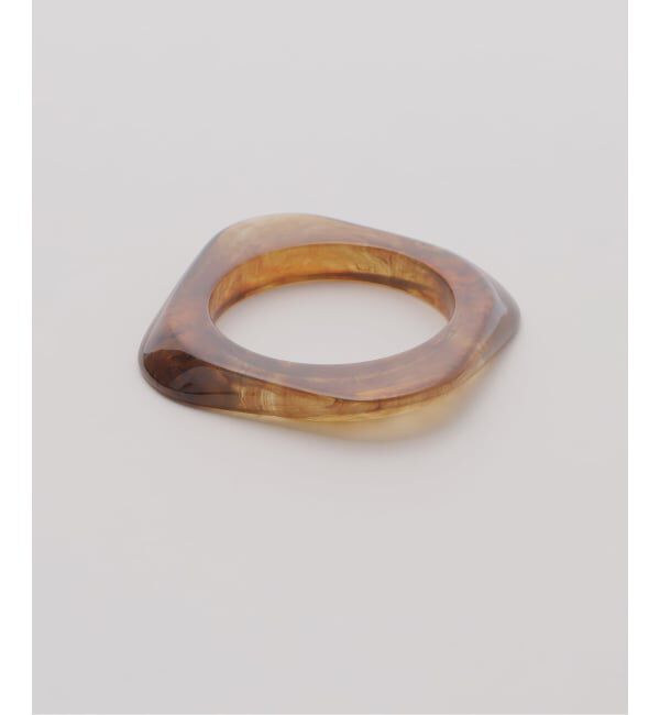 journal standard L'essage「CRYSTAL HAZE/クリスタル ヘイズ Jelly Bangle Tortoise 2 バングル」|ブレスレット・バングル|